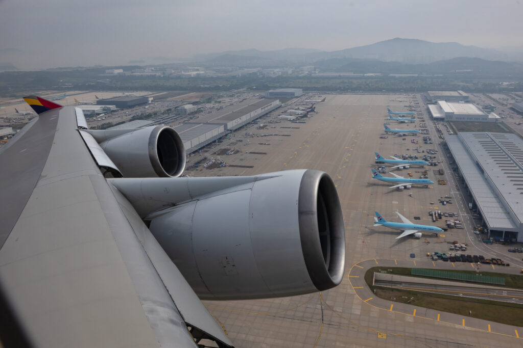 アシアナ航空 747-400 フライトレポート