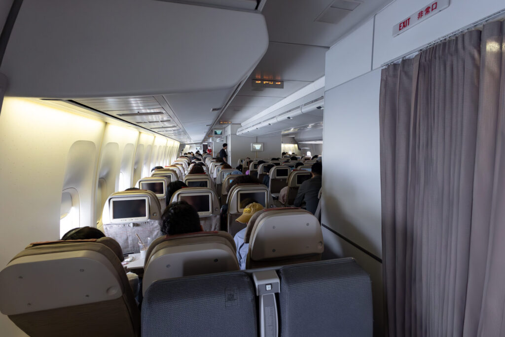 アシアナ航空 747-400 フライトレポート