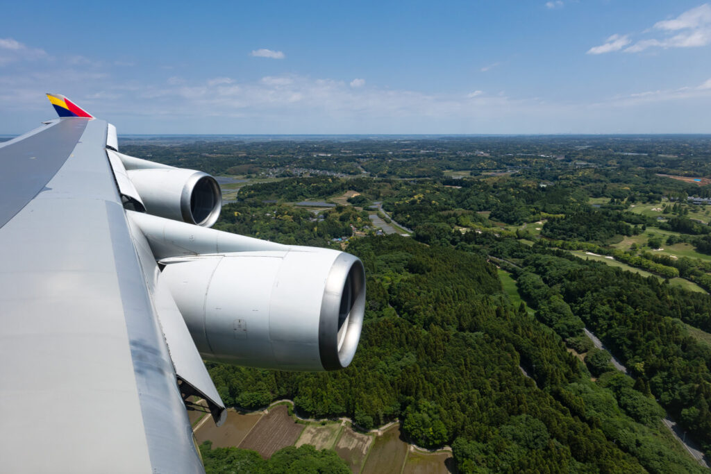 アシアナ航空 747-400 フライトレポート